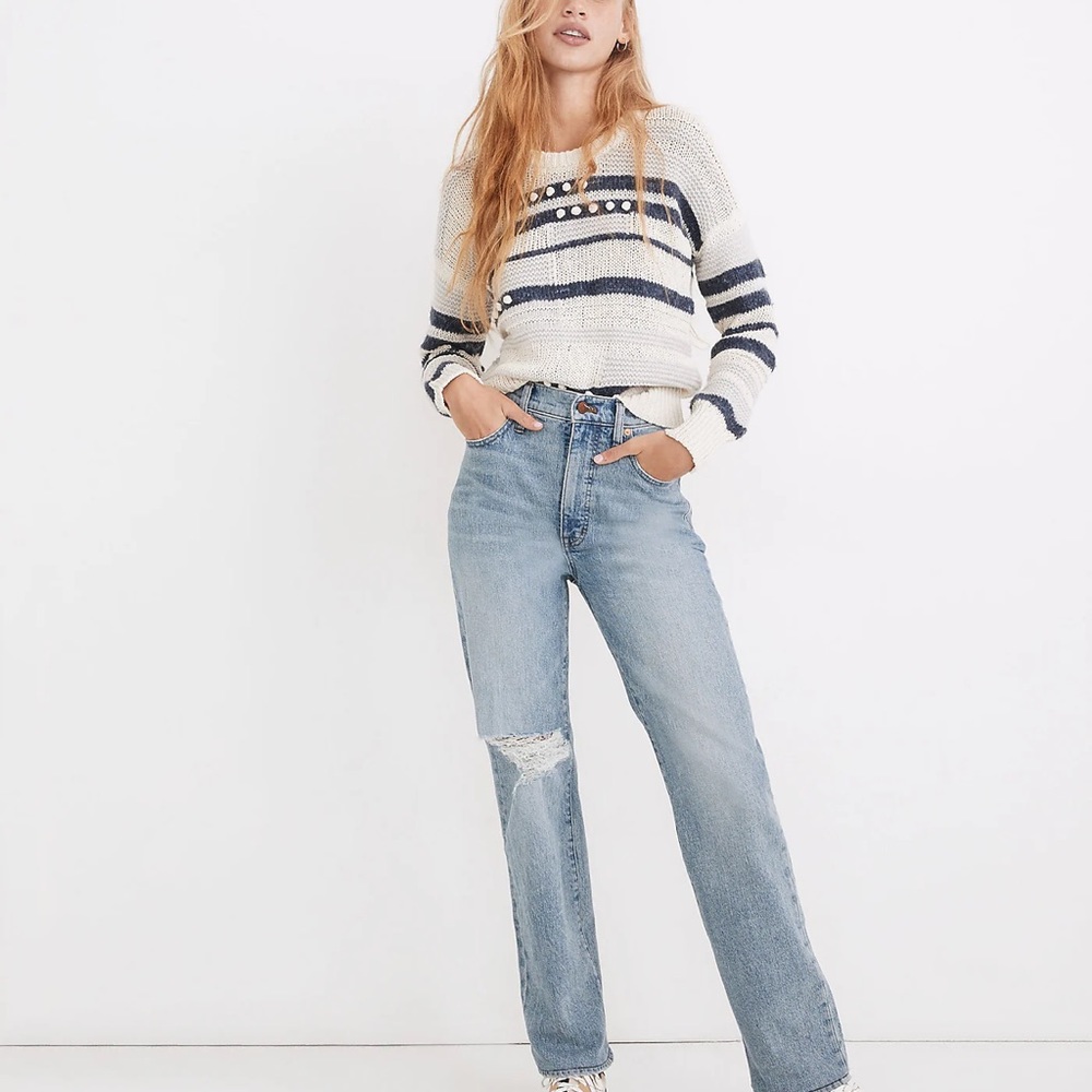 Madewell Straight Leg Jeans - Classic Blue